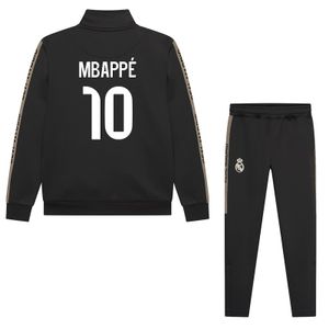 Mbappe Real Madrid Trainingspak - 2025-2026 - Zwart - Kind