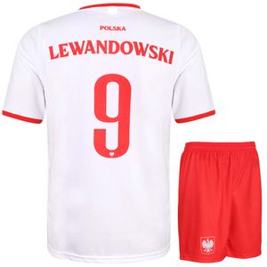 Lewandowski Polen Voetbaltenue - Kind en Volwassenen