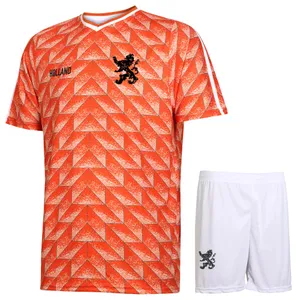 EK 88 Voetbaltenue Eigen Naam - Nederlands Elftal - Oranje - Kind en Volwassenen