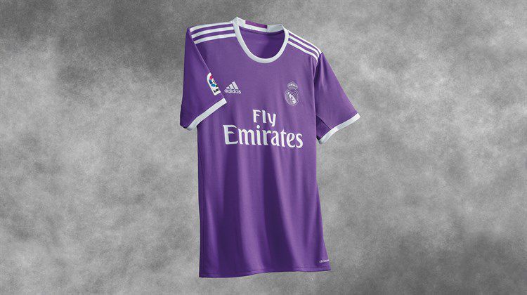 Real Madrid uitshirt paars 2016-2017
