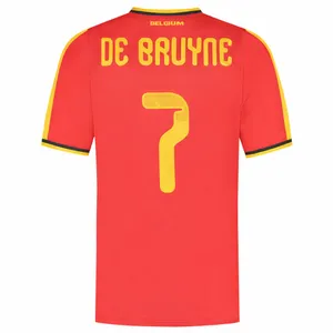 De Bruyne Belgie Voetbalshirt Thuis - 2026-2028 - Kind en Volwassenen