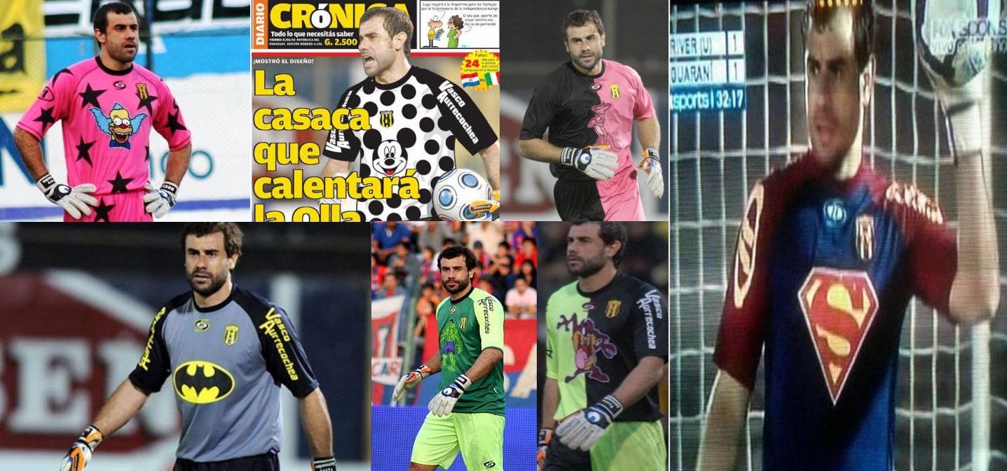 Voetbalshirts keepersshirts van Pablo Aurrecochea