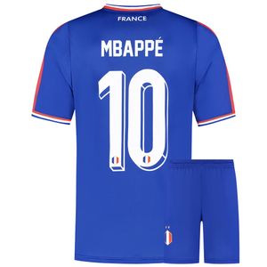 Mbappe Frankrijk Voetbaltenue Thuis - Kind en Volwassenen