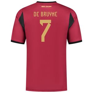 De Bruyne Belgie Voetbalshirt Thuis - 2024-2026 - Kind en Volwassenen
