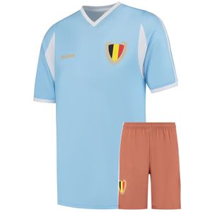 Belgie Voetbaltenue Uit - Eigen Naam - 2024-2026 - Kind en Volwassenen
