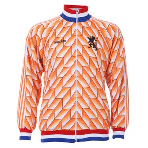 EK 88 Trainingsjack 1988 - Eigen Naam - Oranje - Kind en Volwassenen