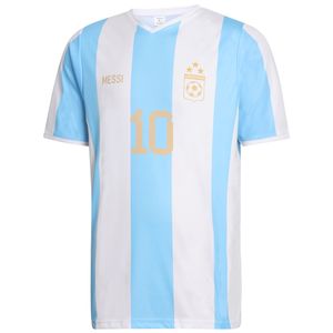 Messi Argentinie Voetbalshirt Thuis - Kinderen en Volwassenen