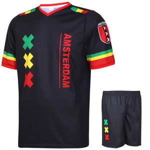 Amsterdam Voetbaltenue Eigen Naam - Bob Marley - Kind en Volwassenen