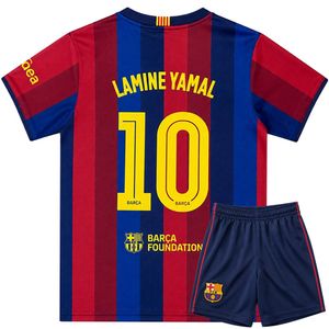 Lamine Yamal FC Barcelona Voetbaltenue Thuis - 2026-2027 - Kind