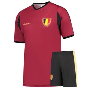 Belgie Voetbaltenue Thuis - Eigen Naam - 2024-2026 - Kind en Volwassenen