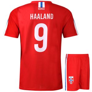 Haaland Noorwegen Voetbaltenue - Kind en Volwassenen