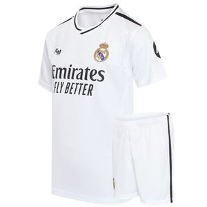 Real Madrid Voetbaltenue Thuis - Eigen Naam - 2024-2025 - Kind