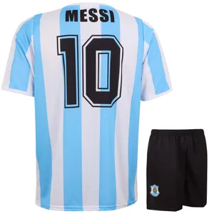 Messi Argentinie Voetbaltenue - Kind en Volwassenen