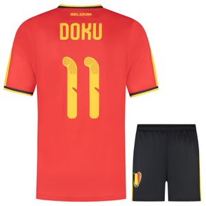 Doku Belgie Voetbaltenue Thuis - WK 2026 - Kind en Volwassenen