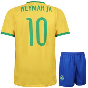 Neymar Brazilie Voetbaltenue - Kind en Volwassenen