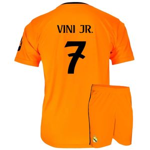 Real Madrid Voetbaltenue Vini JR. Uit - Kind