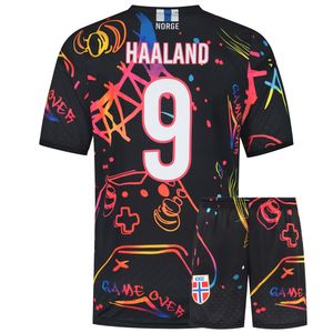 Haaland Noorwegen Voetbaltenue - Gaming - Kind en Volwassenen