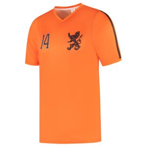 Nederlands Elftal Voetbalshirt Eigen Naam - Nummer 14 - WK 1974 - Kind en Volwassenen